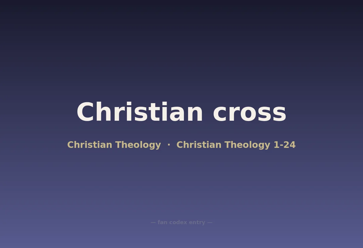 Christian cross