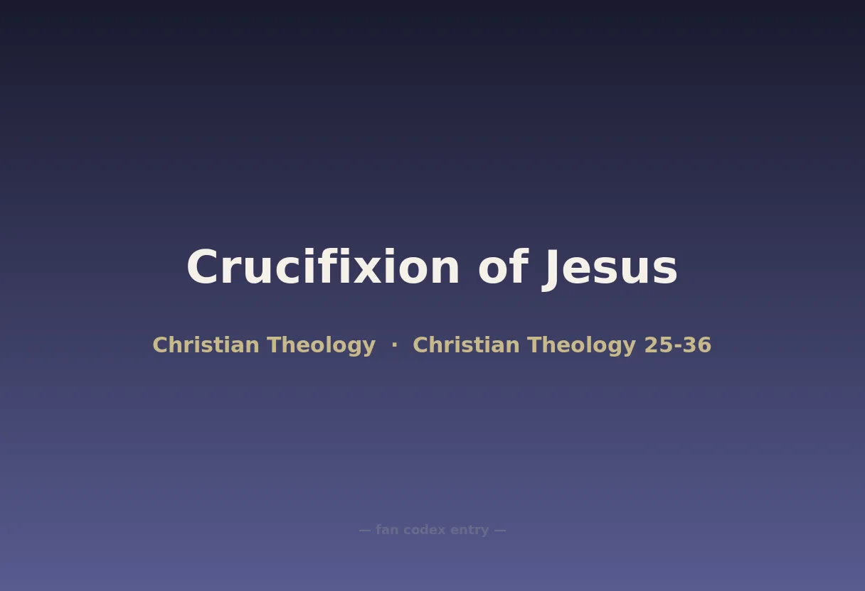 Crucifixion of Jesus